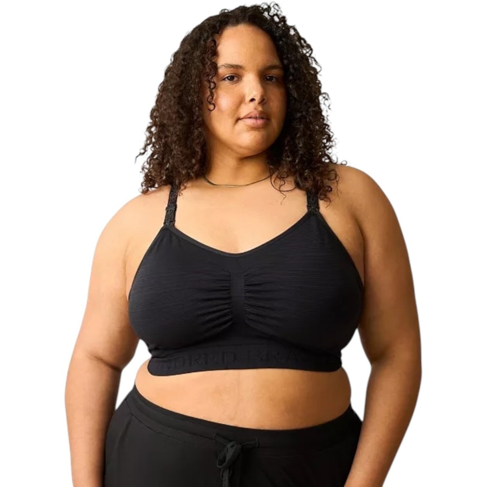 Kindred Bravely Sublime Hands-Free Pumping Nursing Bra Black XL Super Busty NWT